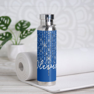 Kristall Bling mit Namen Trinkflasche