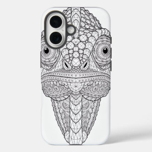 Kristall Chamäleon Geometrische Kunst Kristall T iPhone 16 Hülle