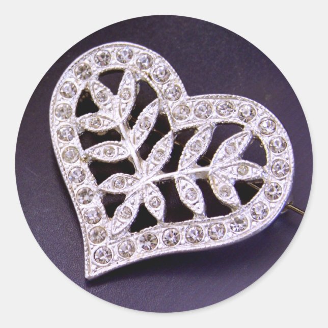 Kristall Heart Stickers (Vorderseite)
