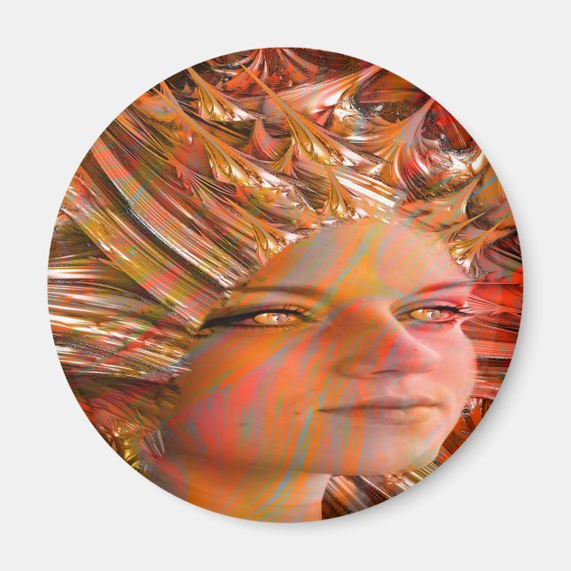 Kristallaugen Magnet (Vorne)