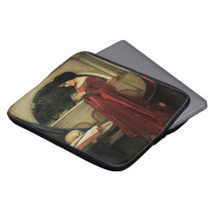 Kristallball durch Waterhouse, Vintage Laptopschutzhülle