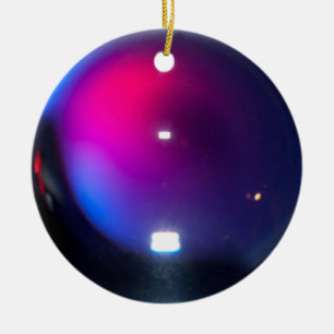 Kristallball Keramik Ornament