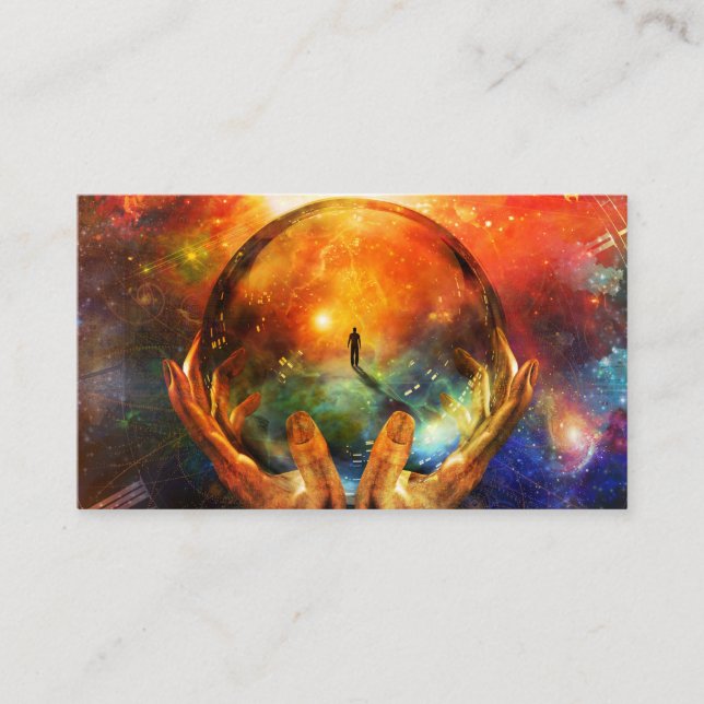 Kristallball Visitenkarte (Vorderseite)