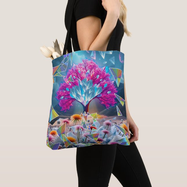 Kristallbaum Tasche (Von Nahem)