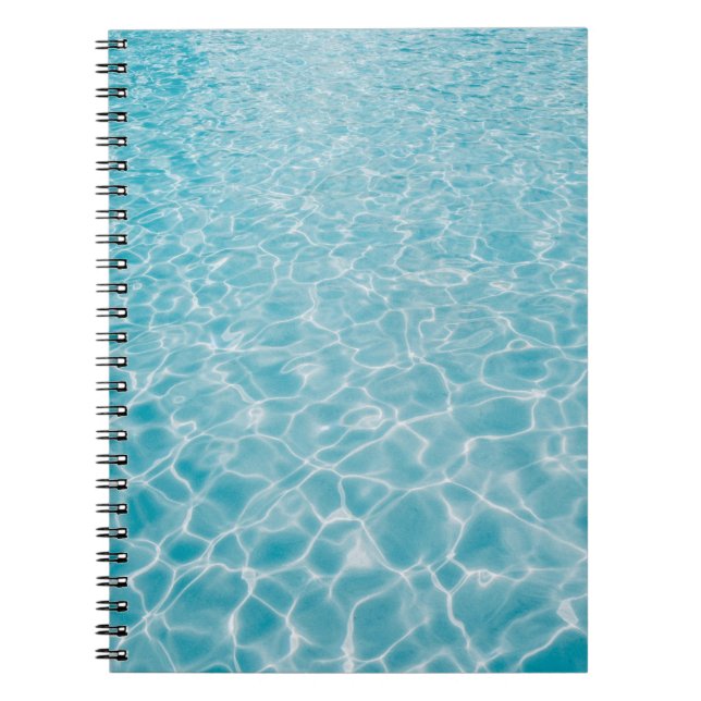 Kristallblaues Wasser Notizblock (Vorderseite)