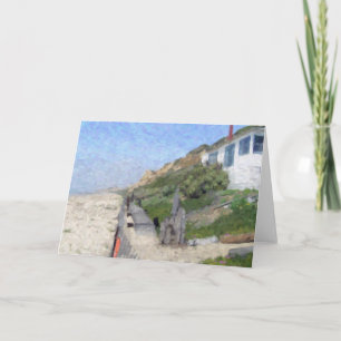 "Kristallbucht-Strand-" Mitteilungskarten