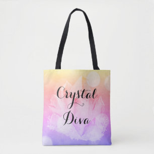 *~* Kristalldiva-Steigungs-Lavendel-Rosa-Gold Tasche