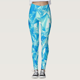 Kristalldreieck, 3D gerenderter Hintergrund. Leggings