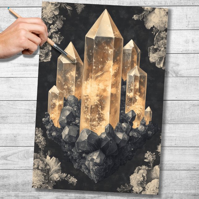 Kristalle 3 Dekoupage Paper Seidenpapier (Von Creator hochgeladen)