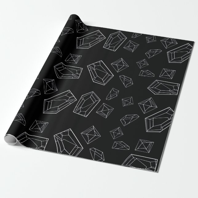 Kristalle Geschenkpapier (Ungerollt)