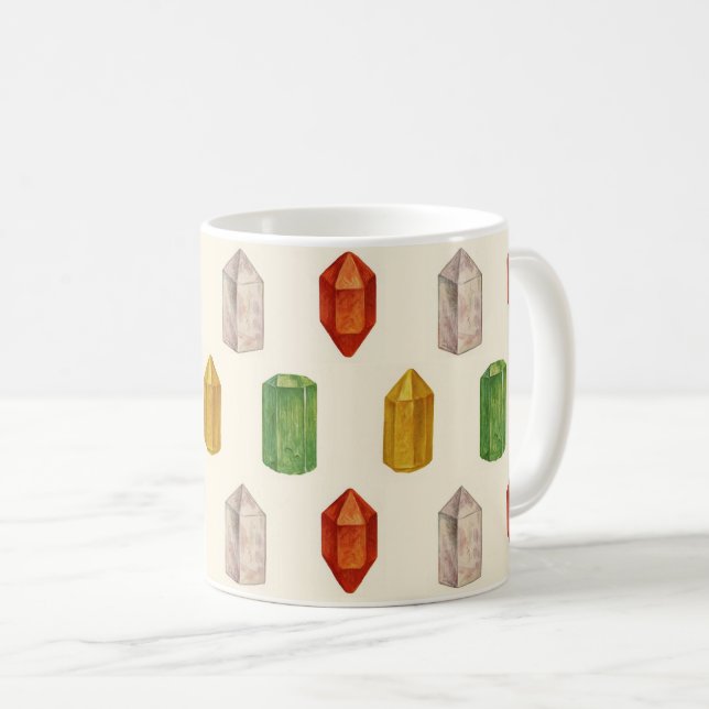 Kristalle Kaffeetasse (VorderseiteRechts)