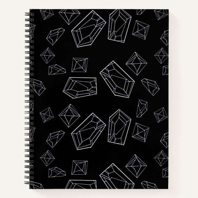 Kristalle Notizbuch (Vorderseite)