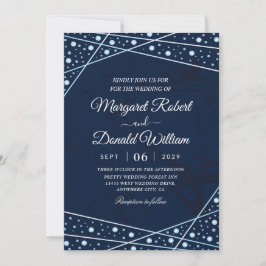 Kristalle & Rhinestones Hochzeitseinladungen Einladung