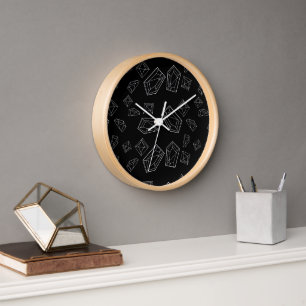 Kristalle Uhr