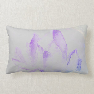 *~* Kristallemoderner abstrakter Watercolor-neues Lendenkissen