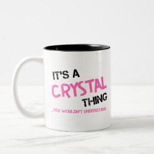 Kristalles, was man nicht verstehen würde zweifarbige tasse