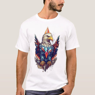 Kristallflügel: Majestic Eagle Freedom Icon T-Shir T-Shirt
