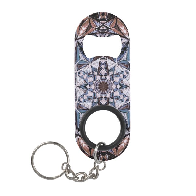 Kristallformen Mini Flaschenöffner (Vorderseite)