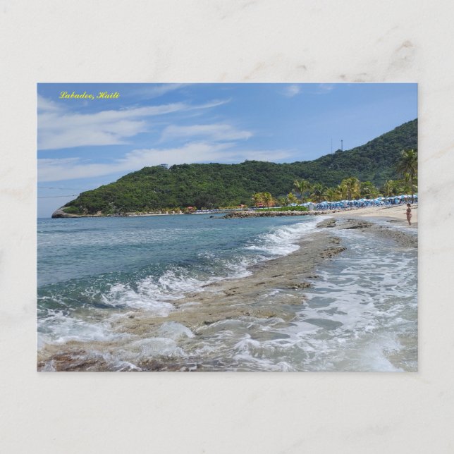 Kristallgewässer von Labadee, Haiti Postkarte (Vorderseite)