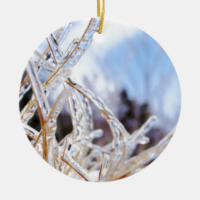 Kristallglas Keramik Ornament (Vorne)