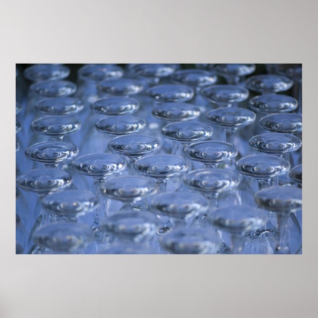 Kristallglas-Muster-Abstraktes Poster (Vorne)