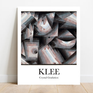 Kristallgradation von Paul Klee Poster