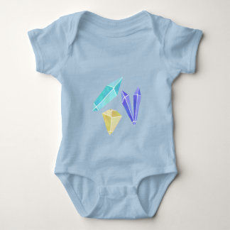 Kristallgruppen-Einteiler-Bodysuit Baby Strampler