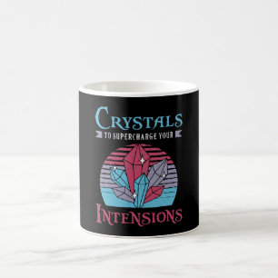 Kristallheilkristalle für Chakra Kaffeetasse