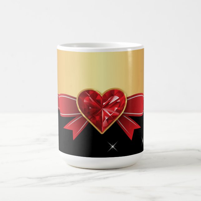 Kristallherz Kaffeetasse (Mittel)