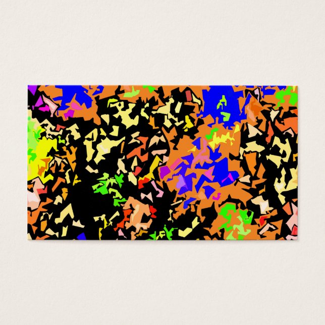 Kristallisierter Paint-Spritzer - Warme Farben (Vorderseite)
