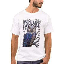 Kristallisiertes Waldkauz-T-Shirt, Premium