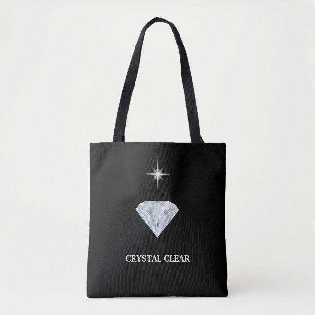 Kristallklare Diamantenzielgruppe Tasche (Vorderseite)