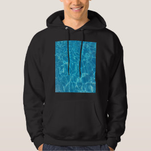 Kristallklarer Himmelblauer Pool Wasser Hoodie
