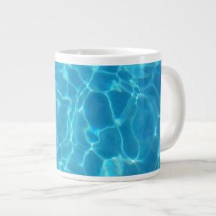Kristallklarer Himmelblauer Poolwasser Jumbo-Tasse