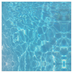 Kristallklares himmelblaues Poolwasser Stoff