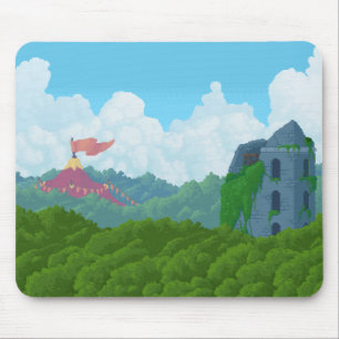 KristallKontrolle - über den Bäumen Mousepad