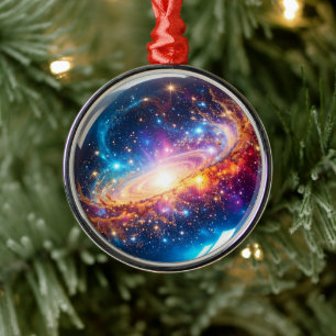Kristallkugel - Ich sehe ein kosmisches Ereignis i Ornament Aus Metall