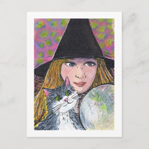 Kristallkugel Postkarte