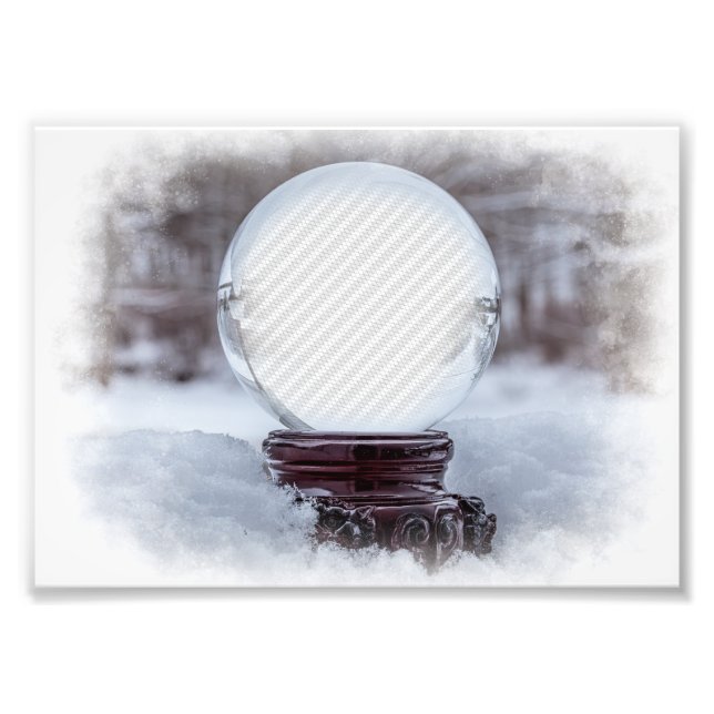 Kristallkugel Vorlage Fotodruck (Vorne)