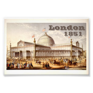 Kristallpalast-London-Weltausstellung Fotodruck