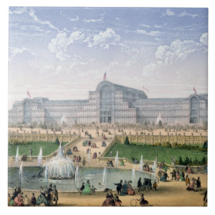 Kristallpalast, Sydenham, c.1862 (Farbelitho) Fliese