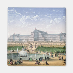Kristallpalast, Sydenham, c.1862 (Farbelitho) Magnet