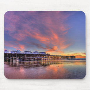 Kristallpier-Sonnenuntergang Mousepad