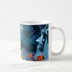 Kristallquallenfloss durch Valxart Kaffeetasse