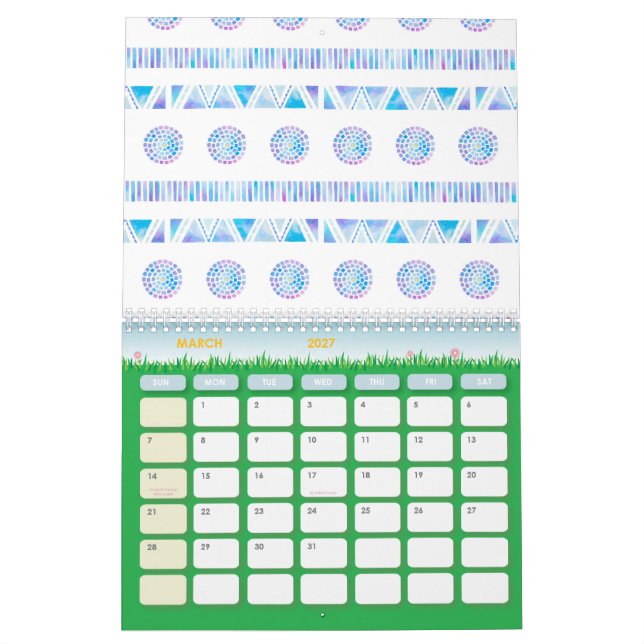 Kristallregentropfen Kalender (Mär 2027)