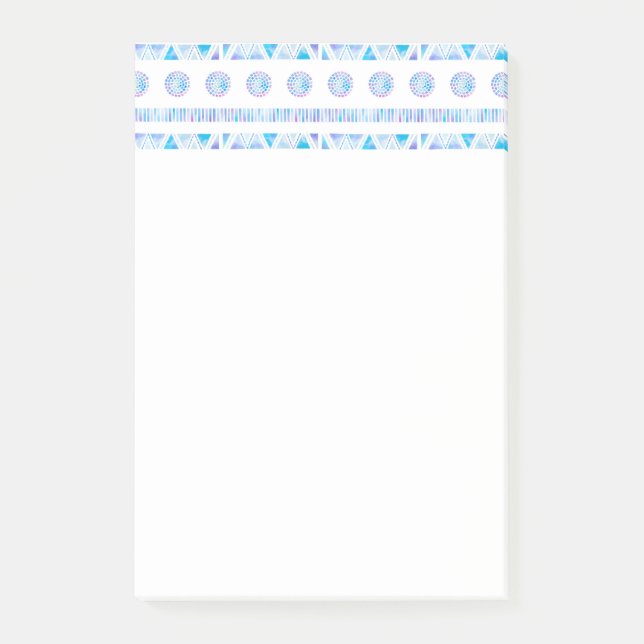 Kristallregentropfen Post-it Klebezettel (Vorderseite)
