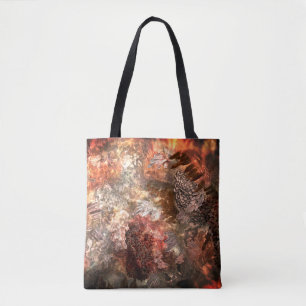 Kristallschichten mit rustikalem Farbton   Tasche