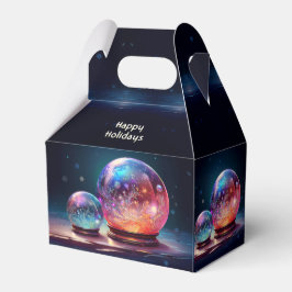 Kristallschneebälle Weihnachtsgeschenkbox Geschenkschachtel