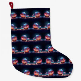 Kristallschneebälle-Weihnachtsstrumpf Großer Weihnachtsstrumpf