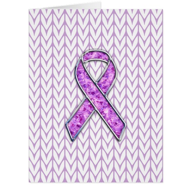 Kristallstil Rosa-Band-Strick (Vorderseite)